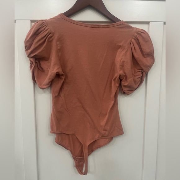 Free People intimately Short Sleeve Body Suit Sz S - Picture 4 of 4